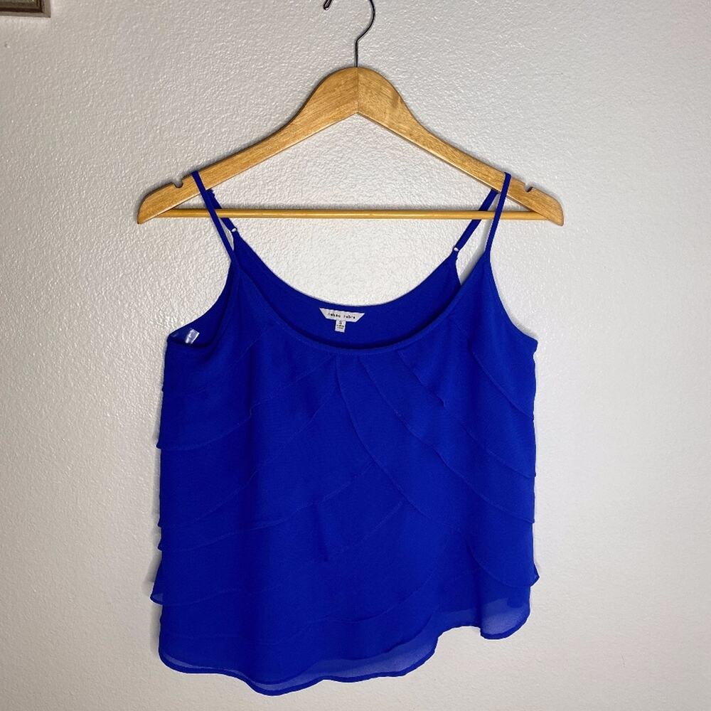 Naked Zebra Royal Blue Layered Tank Small